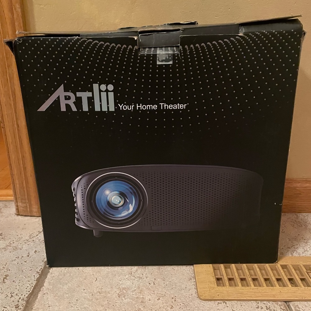 Artlii Home Movie Projector, Bluetooth to speakers, headsets, etc.